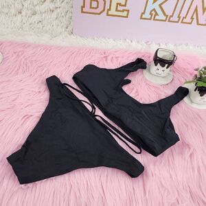 NIB Black Brazilian Push-Up Bikini Medium: Swim in Style NIB